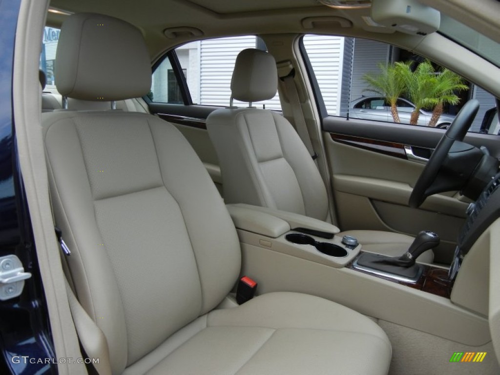 Almond/Mocha Interior 2010 Mercedes-Benz C 300 Sport Photo #65866734
