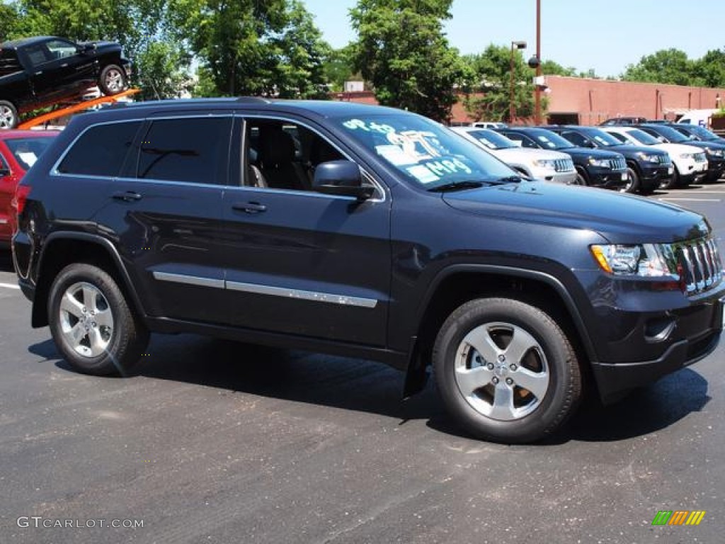 2012 Grand Cherokee Laredo 4x4 - Maximum Steel Metallic / Black photo #2