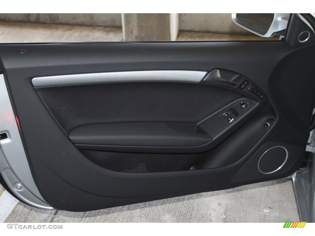 2013 Audi A5 2.0T quattro Coupe Black Door Panel Photo #65866989
