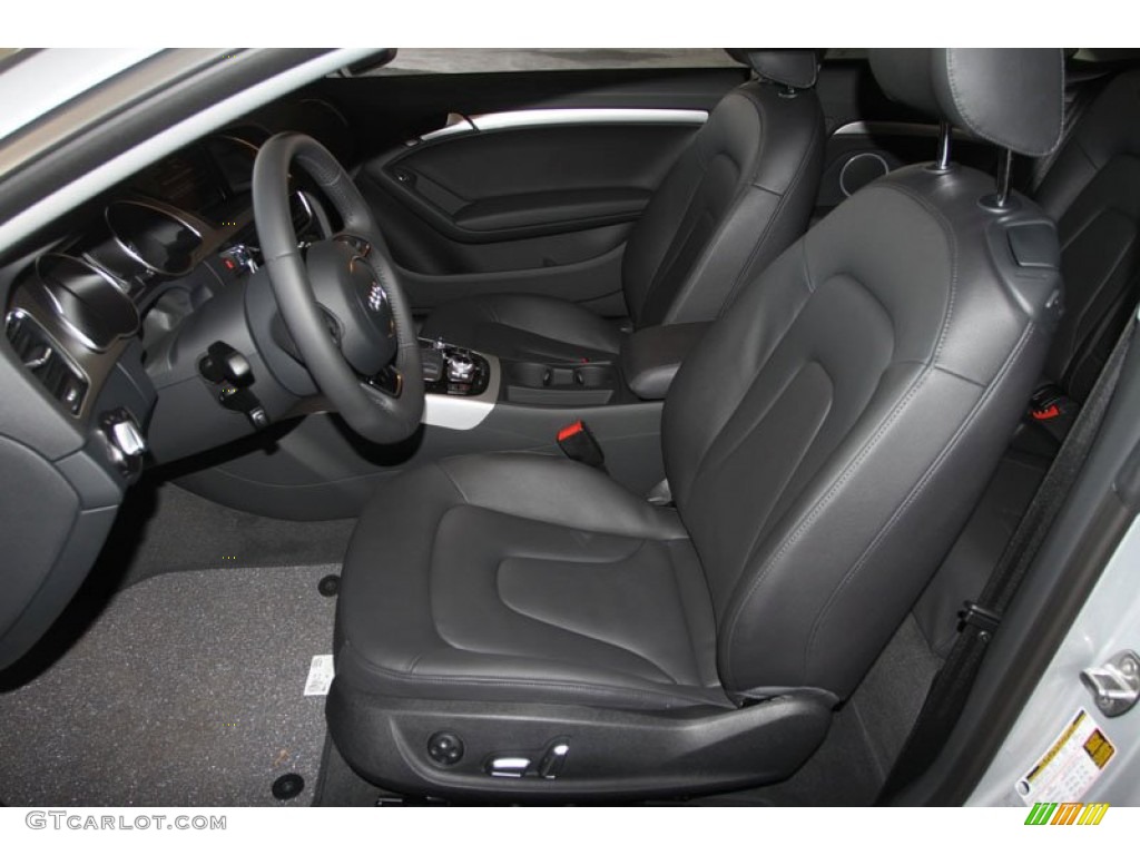 Black Interior 2013 Audi A5 2.0T quattro Coupe Photo #65867007