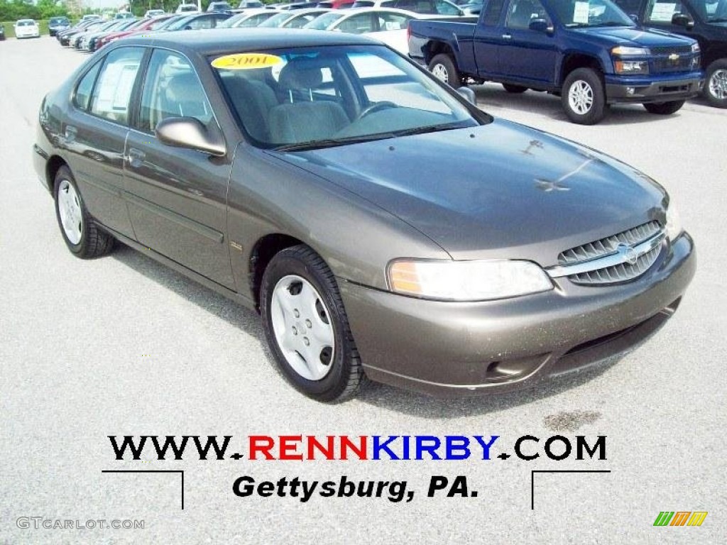 2001 Altima GXE - Brushed Pewter / Blond photo #1