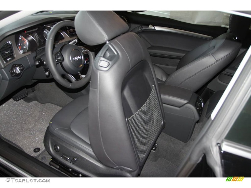 Black Interior 2013 Audi A5 2.0T quattro Coupe Photo #65867517