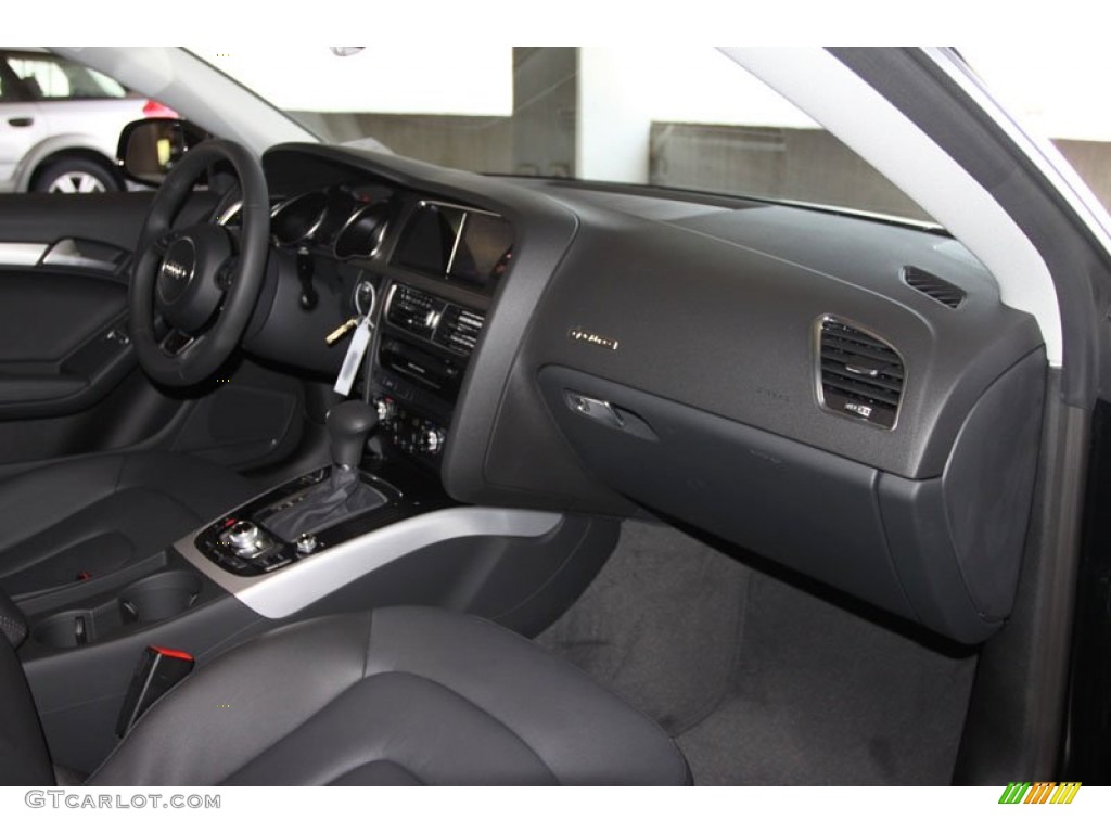 2013 Audi A5 2.0T quattro Coupe Black Dashboard Photo #65867577