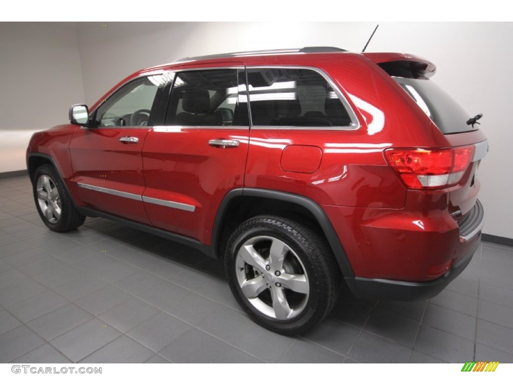 2011 Grand Cherokee Limited - Inferno Red Crystal Pearl / Black/Light Frost Beige photo #5