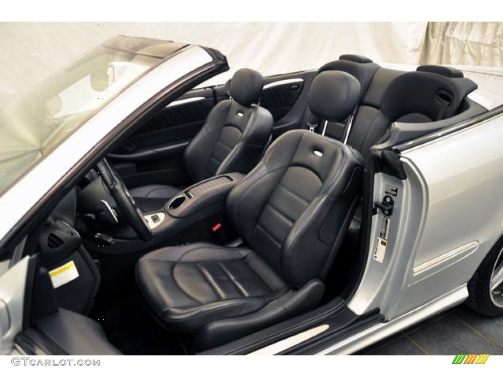Black Interior 2007 Mercedes-Benz CLK 63 AMG Cabriolet Photo #65868516