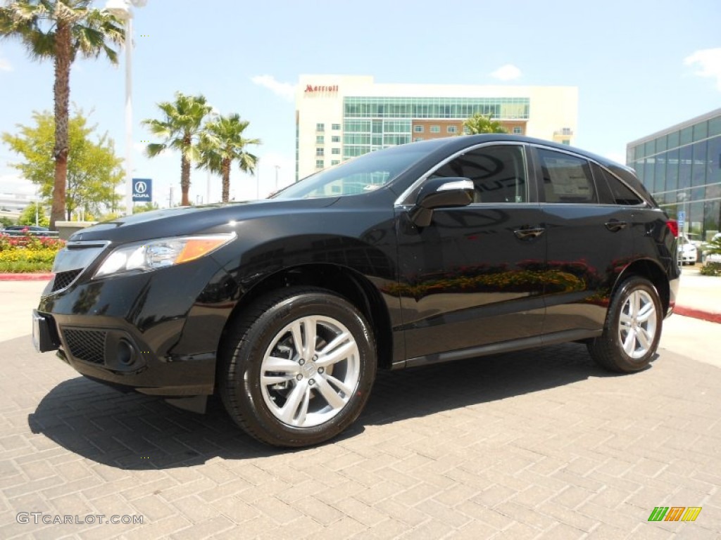 Crystal Black Pearl 2013 Acura RDX Standard RDX Model Exterior Photo #65871207