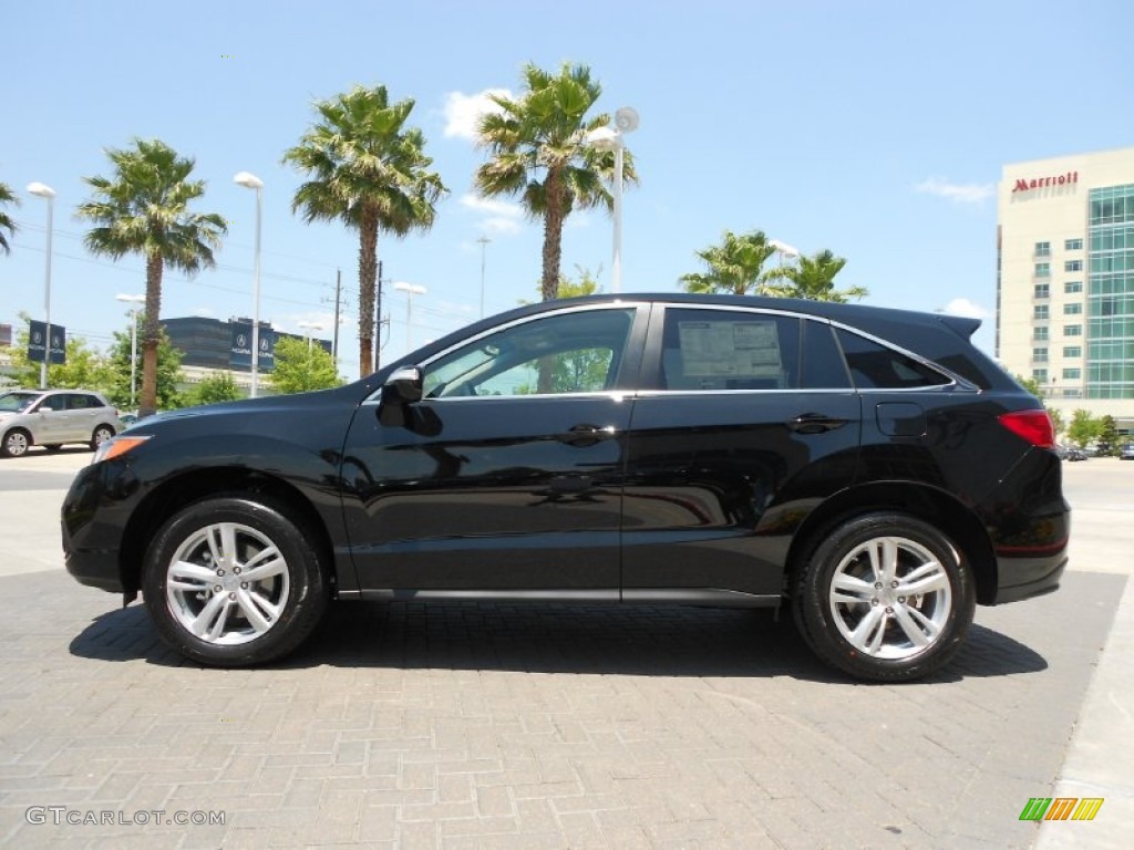 Crystal Black Pearl 2013 Acura RDX Standard RDX Model Exterior Photo #65871216