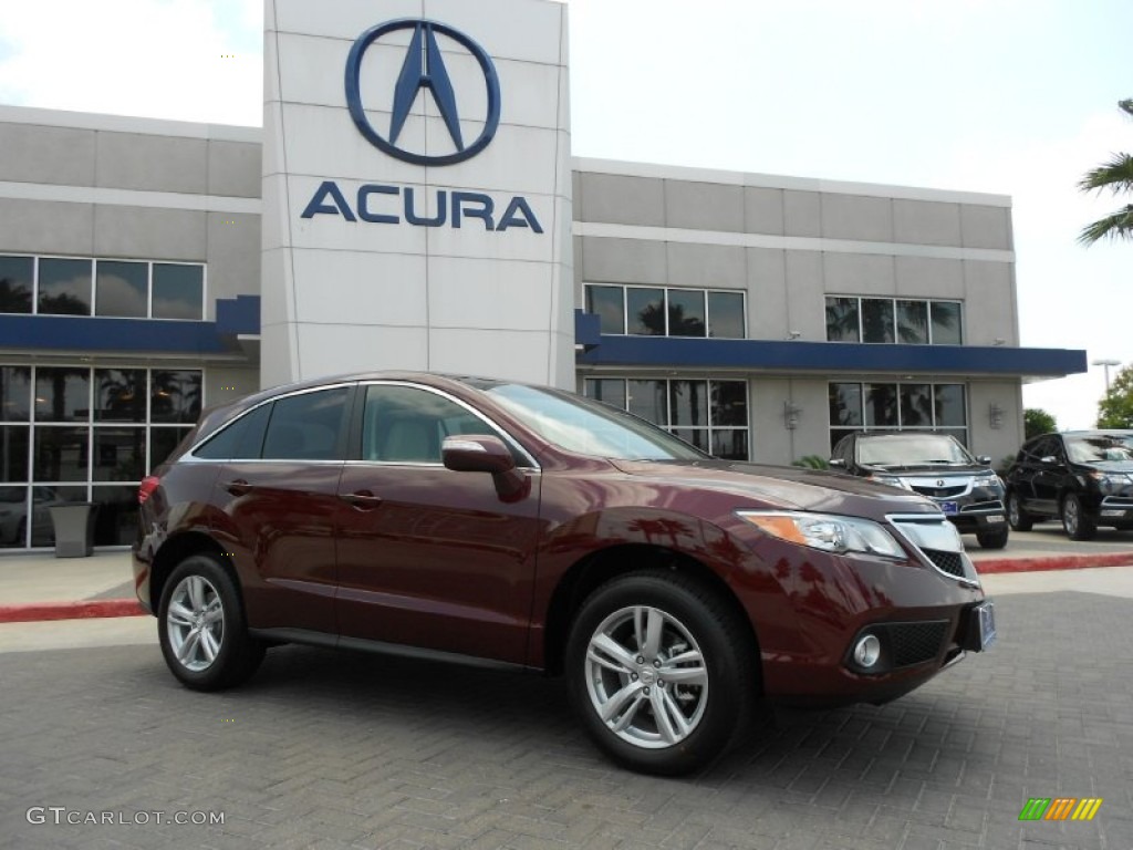 Basque Red Pearl II 2013 Acura RDX Technology Exterior Photo #65871465