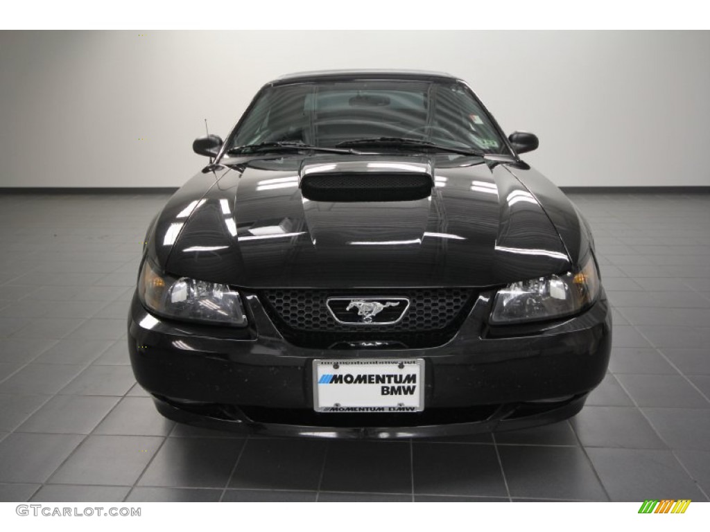 2002 Mustang GT Convertible - Black / Dark Charcoal photo #7