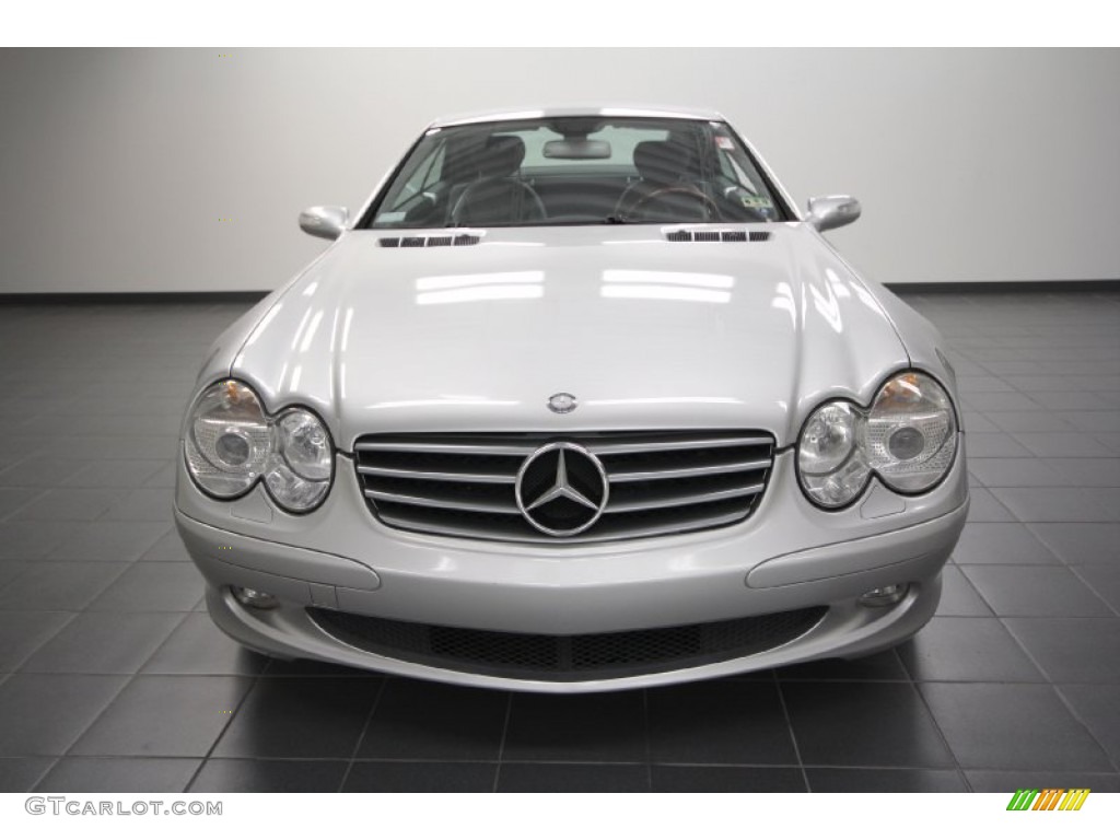 Brilliant Silver Metallic 2005 Mercedes-Benz SL 500 Roadster Exterior Photo #65872953