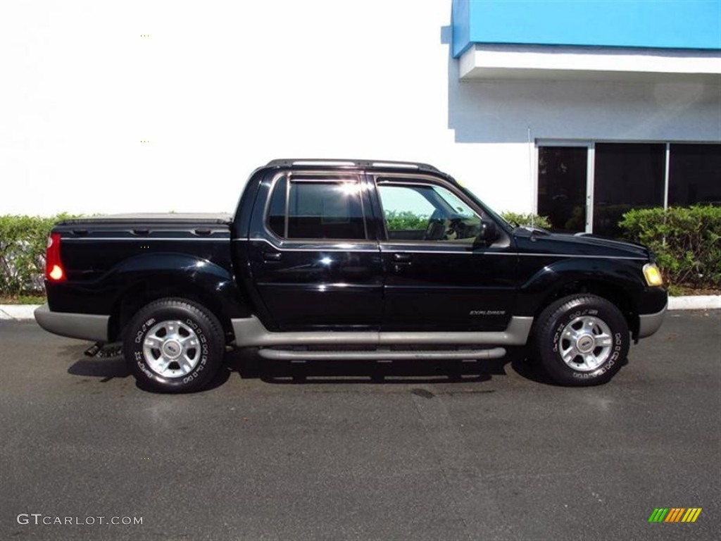 2001 Explorer Sport Trac  - Black / Medium Prairie Tan photo #2