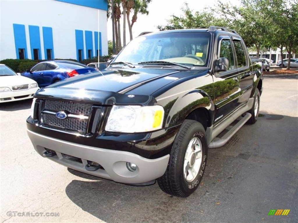 2001 Explorer Sport Trac  - Black / Medium Prairie Tan photo #7