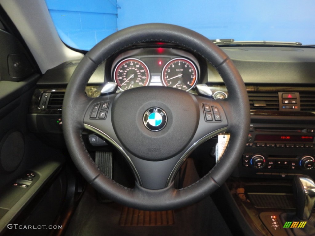 2010 3 Series 335i xDrive Coupe - Jet Black / Black Dakota Leather photo #15