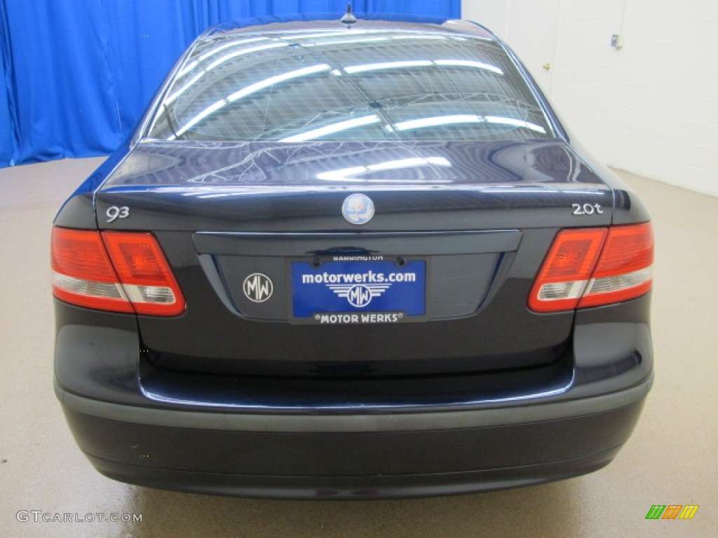 2003 9-3 Linear Sport Sedan - Midnight Blue Metallic / Parchment photo #5