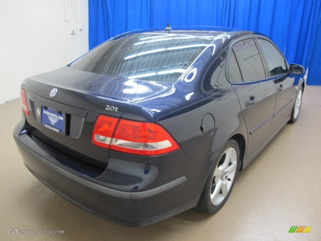 2003 9-3 Linear Sport Sedan - Midnight Blue Metallic / Parchment photo #7