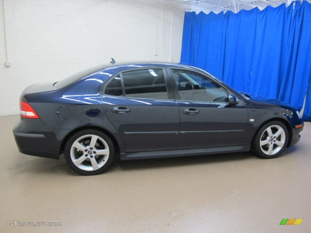2003 9-3 Linear Sport Sedan - Midnight Blue Metallic / Parchment photo #8