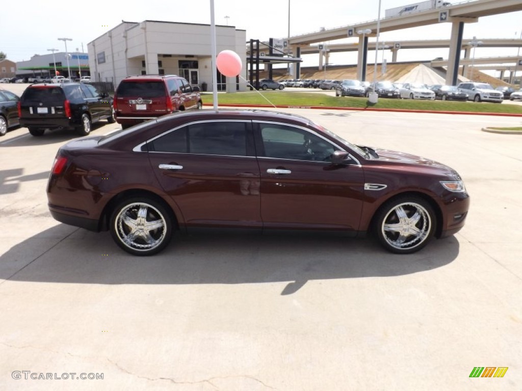 2010 Taurus SEL - Cinnamon Red Metallic / Light Stone photo #6