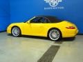 2008 Speed Yellow Porsche 911 Carrera Cabriolet  photo #11