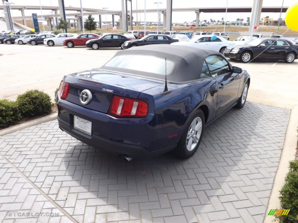 2012 Mustang V6 Convertible - Kona Blue Metallic / Charcoal Black photo #5