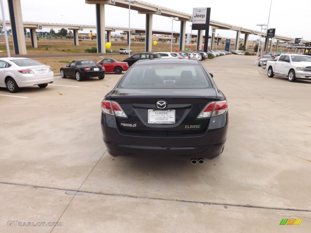 2013 MAZDA6 i Sport Sedan - Ebony Black / Black photo #4