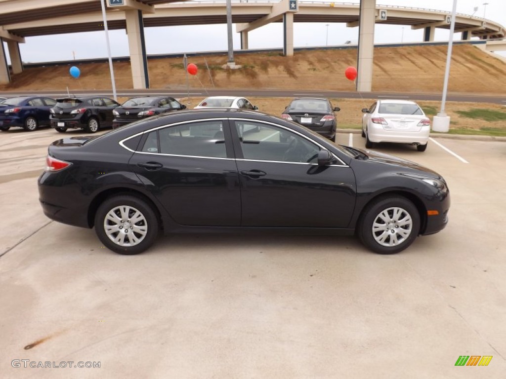 2013 MAZDA6 i Sport Sedan - Ebony Black / Black photo #6