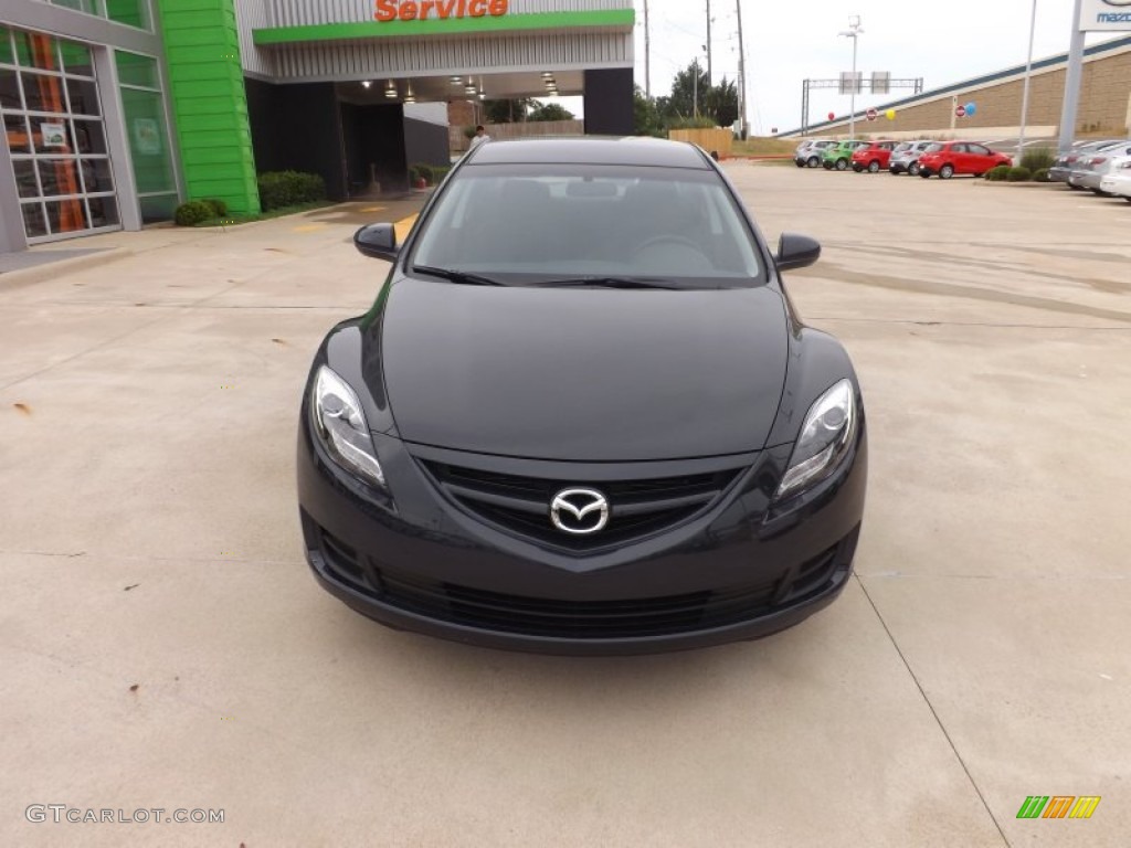 2013 MAZDA6 i Sport Sedan - Ebony Black / Black photo #8