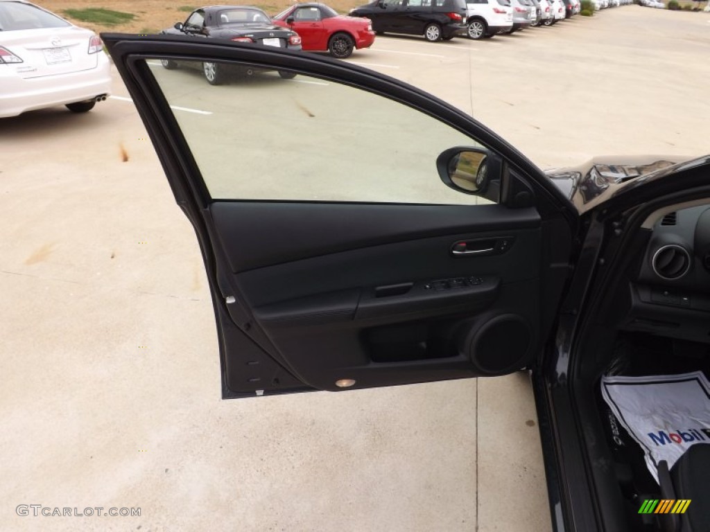 2013 MAZDA6 i Sport Sedan - Ebony Black / Black photo #14