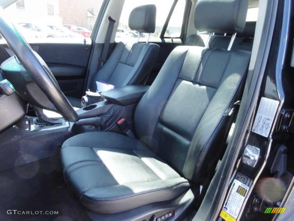 2006 X3 3.0i - Black Sapphire Metallic / Black photo #18