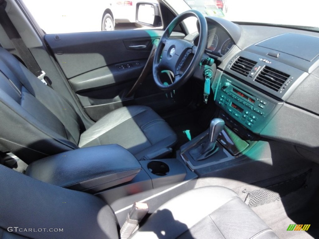 2006 X3 3.0i - Black Sapphire Metallic / Black photo #20