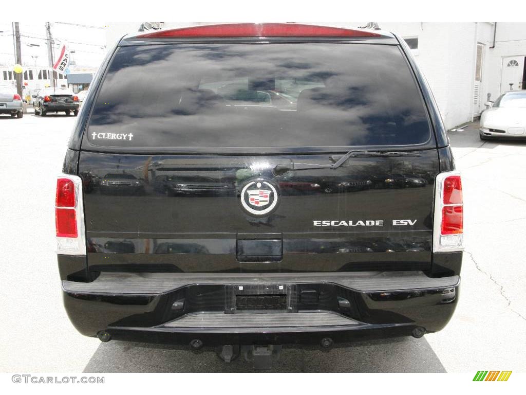 2004 Escalade ESV AWD - Black Raven / Pewter Gray photo #6