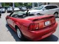 2002 Torch Red Ford Mustang V6 Convertible  photo #20