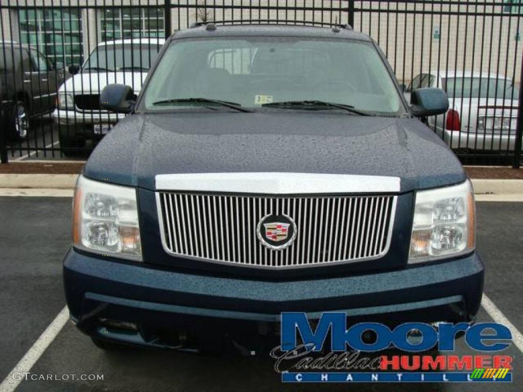 2005 Escalade EXT AWD - Rip Tide Blue / Shale photo #2