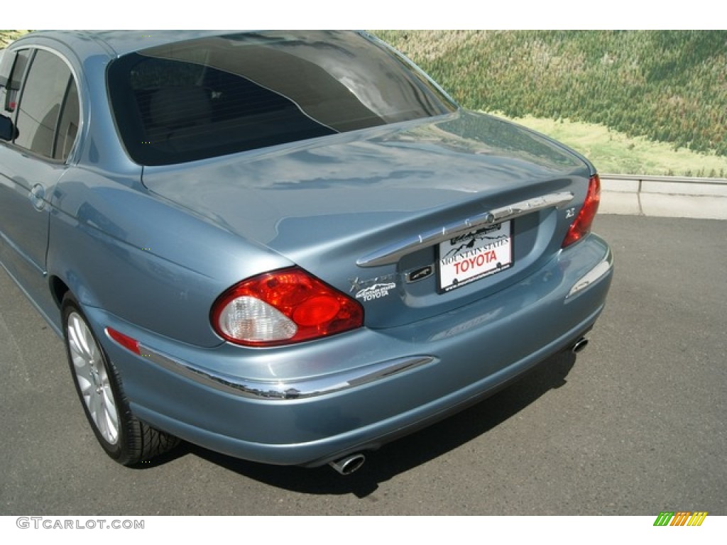 2003 X-Type 2.5 - Adriatic Blue Metallic / Sand photo #8