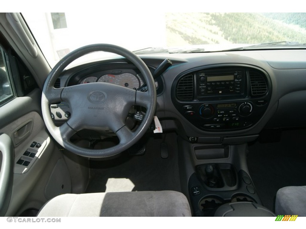 2002 Sequoia SR5 4WD - Thunder Gray Metallic / Charcoal photo #10