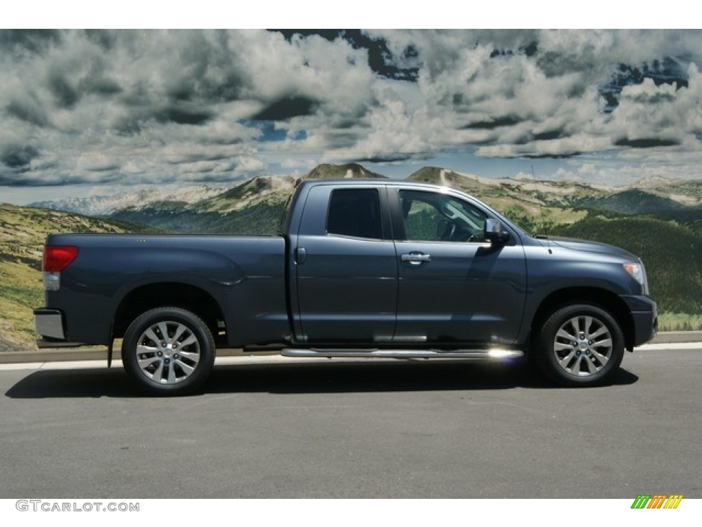 2008 Tundra Limited Double Cab 4x4 - Slate Gray Metallic / Graphite Gray photo #2