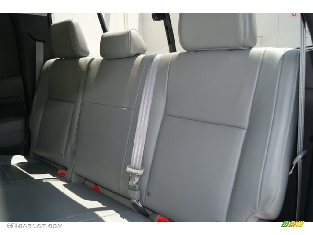 2008 Tundra Limited Double Cab 4x4 - Slate Gray Metallic / Graphite Gray photo #14