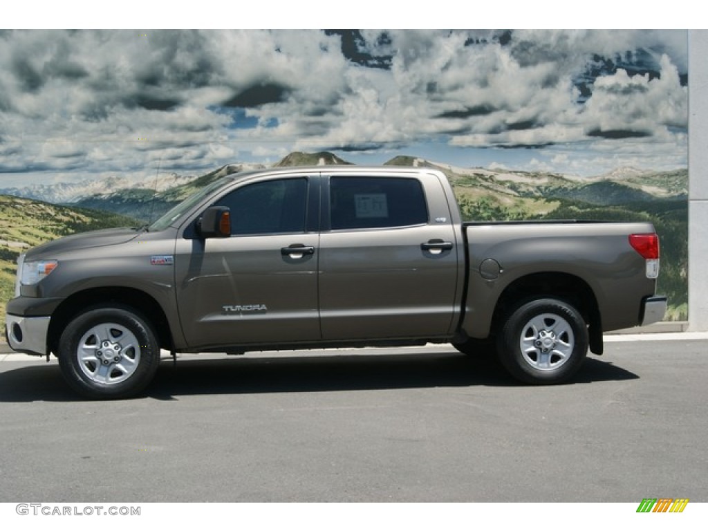 2010 Tundra SR5 CrewMax 4x4 - Sandy Beach Metallic / Sand Beige photo #5