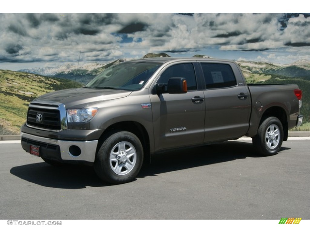 2010 Tundra SR5 CrewMax 4x4 - Sandy Beach Metallic / Sand Beige photo #6