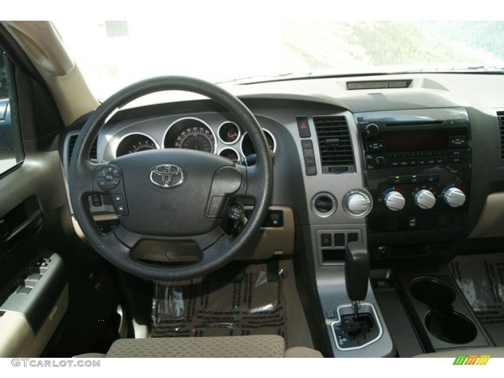 2010 Tundra SR5 CrewMax 4x4 - Sandy Beach Metallic / Sand Beige photo #10