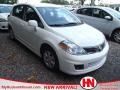 2010 Fresh Powder White Nissan Versa 1.8 SL Hatchback  photo #1