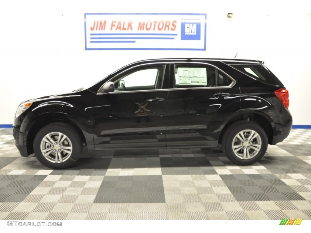 2012 Equinox LS - Black / Light Titanium/Jet Black photo #39
