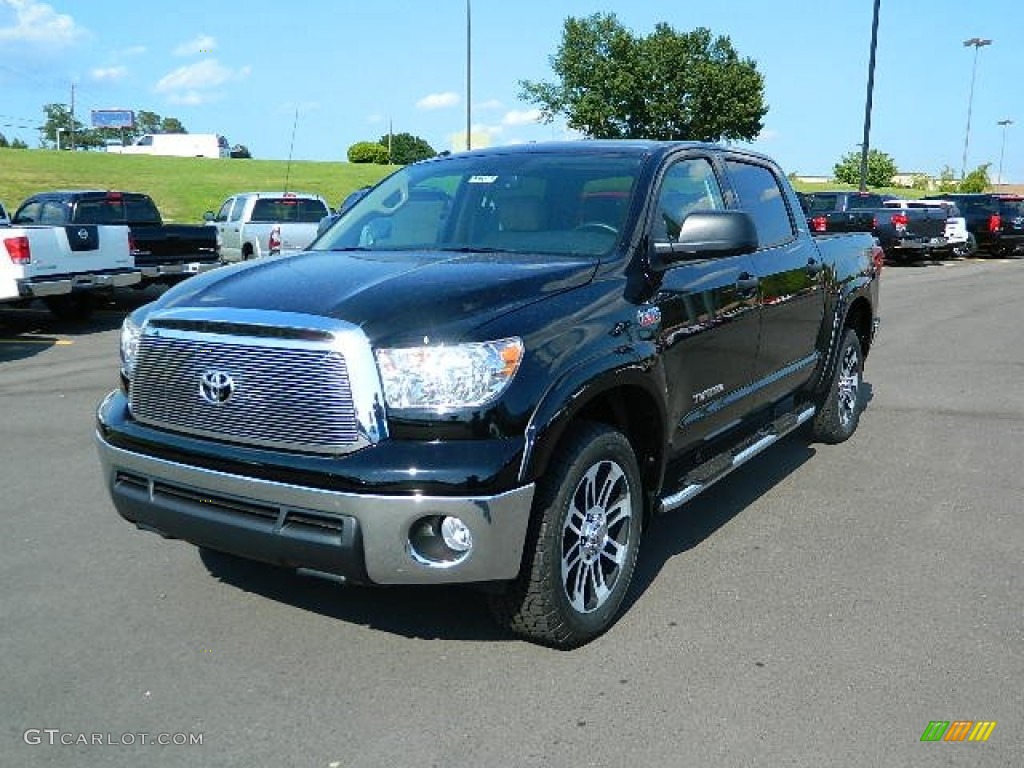 2012 Tundra TSS CrewMax 4x4 - Black / Sand Beige photo #7