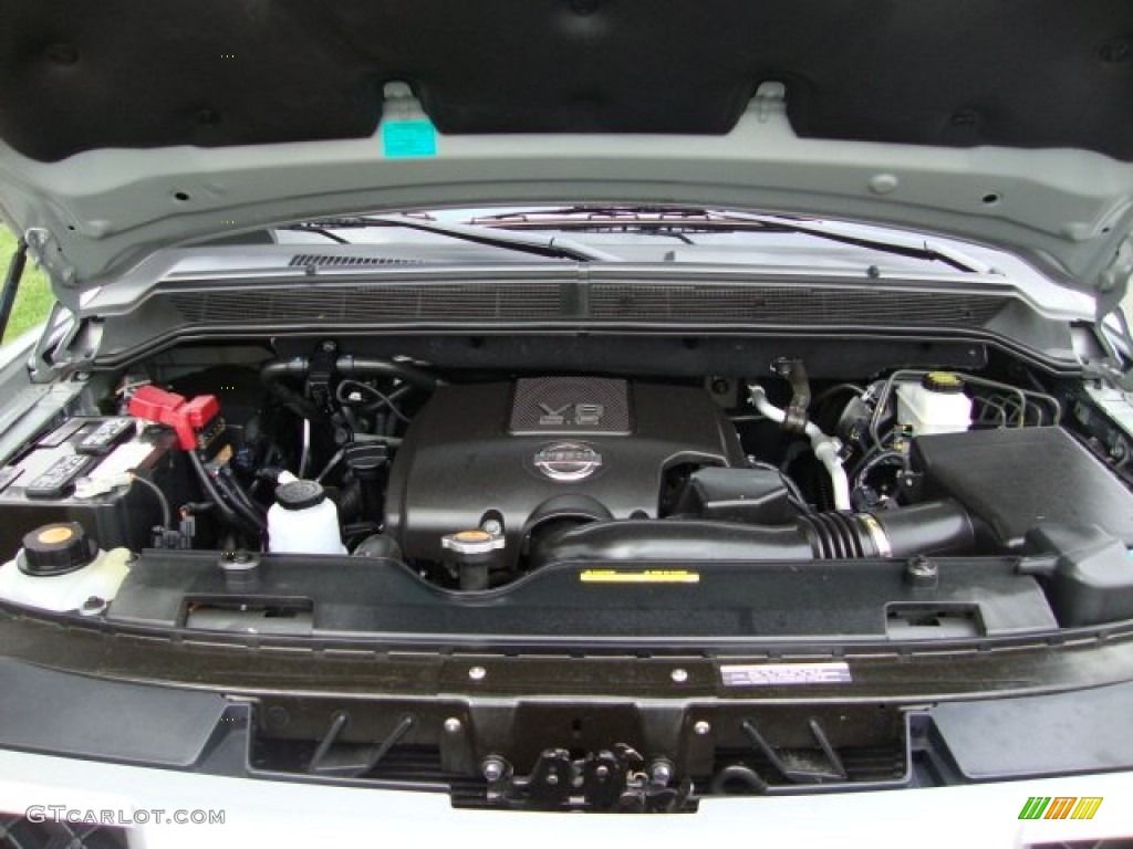 2012 Nissan Armada SV 4WD 5.6 Liter DOHC 32-Valve CVTCS V8 Engine Photo #65889672