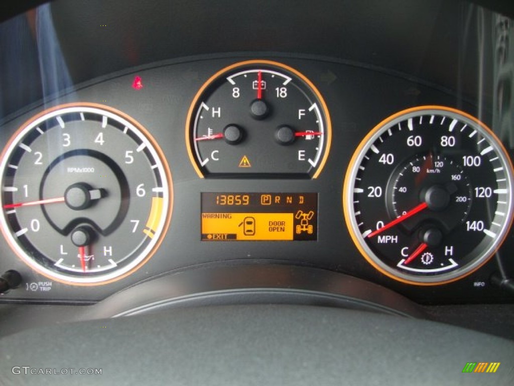 2012 Nissan Armada SV 4WD Gauges Photo #65889708