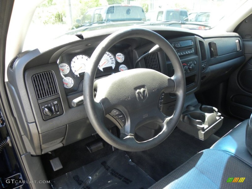 2003 Ram 1500 ST Regular Cab - Patriot Blue Pearl / Dark Slate Gray photo #3