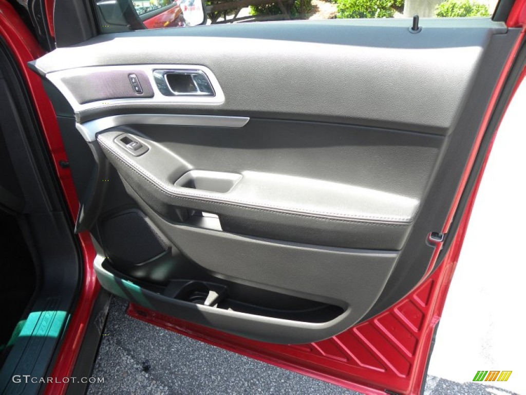 2012 Explorer XLT 4WD - Red Candy Metallic / Charcoal Black photo #10
