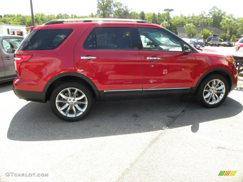 2012 Explorer XLT 4WD - Red Candy Metallic / Charcoal Black photo #13