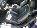 Charcoal Black/Grabber Blue Interior Photo for 2010 Ford Mustang #65890407