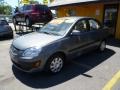 2006 Olive Gray Kia Rio LX Sedan  photo #3