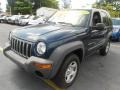 2003 Patriot Blue Pearl Jeep Liberty Sport 4x4  photo #3